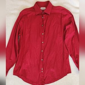 Men's Calvin Klein long sleeve button up dress shirt